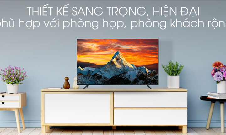 3 lý do khiến Smart Tivi Samsung UA65AU8100KXXV được ưa chuộng