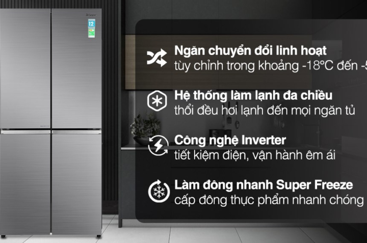 3 lý do tủ lạnh Casper RM-520VT 462 Lít được ưa chuộng