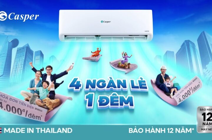 Đánh giá khả năng làm lạnh nhanh, tiết kiệm điện của điều hòa Casper GC-12IS35 12000BTU