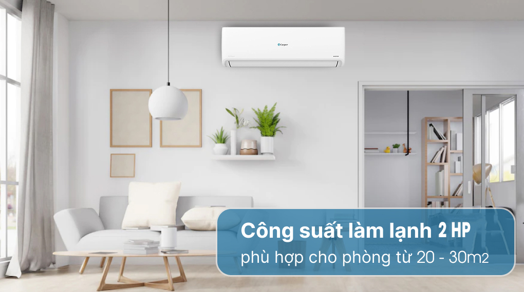 Điều hòa Casper GC-18IS33 18000BTU dành cho phòng bao nhiêu m2?