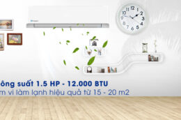 Gợi ý đến bạn 3 mẫu điều hòa 12000BTU giá rẻ, chất lượng đáng mua