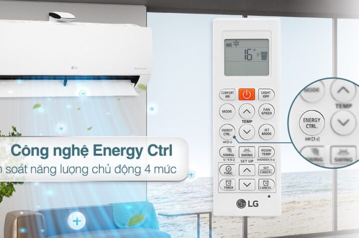 Ấn tượng với khả năng làm lạnh nhanh và tiết kiệm điện của điều hòa LG V10APFP Inverter