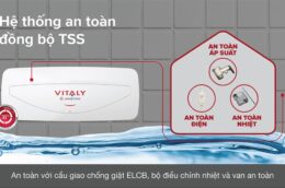 Bình nóng lạnh Ariston VITALY Slim20: Sự chọn lựa tuyệt vời cho mọi gia đình Việt