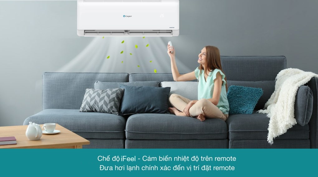 Tính năng cảm biến i-Feel của điều hòa Casper TC-09IS35 9000BTU