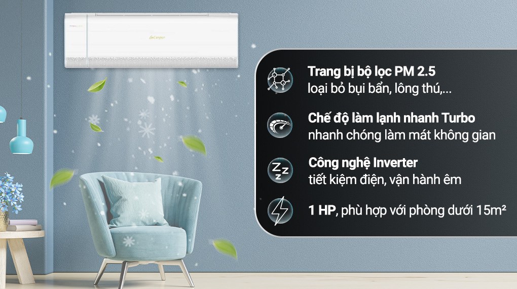 Ưu điểm của điều hòa Casper XH-09IF35 2 chiều