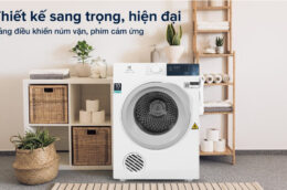 Máy sấy Electrolux EDV854J3WB 8.5kg: Sự lựa chọn hoàn hảo cho gia đình dưới 5 người