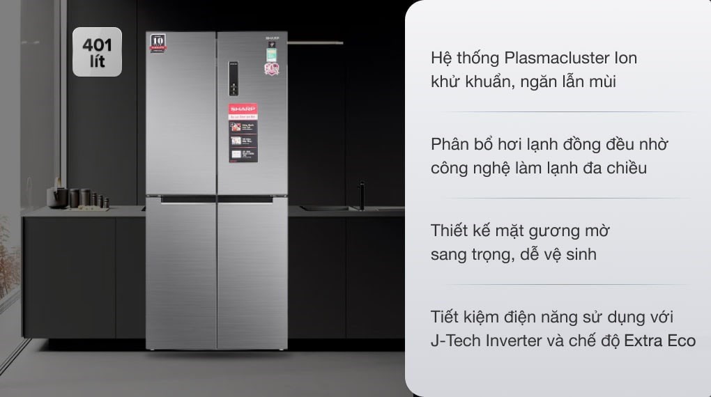 So sánh tủ lạnh Sharp 630 và 631 (SJ-FX630V-ST và SJ-FX631V-SL)