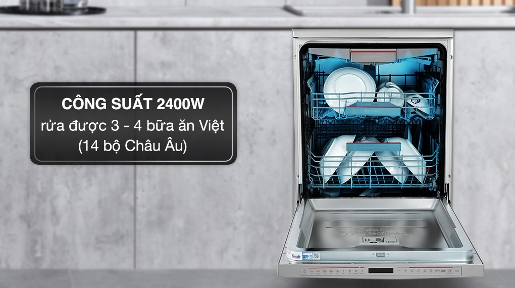 Máy Rửa Bát Bosch SMS8YCI03E 14 Bộ Series 8