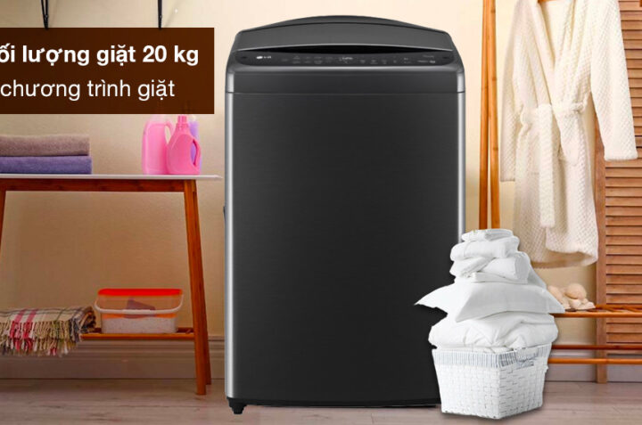 Máy giặt LG TV2520DV7J 20kg: Sự lựa chọn hợp lý cho tiệm giặt là