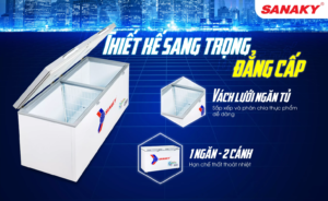 Tủ Đông Sanaky VH-5699HYK 1 Ngăn 560 Lít