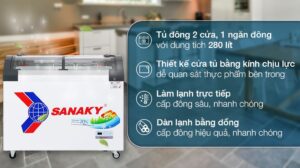 Tủ Đông Sanaky 350 lít VH-4899KB