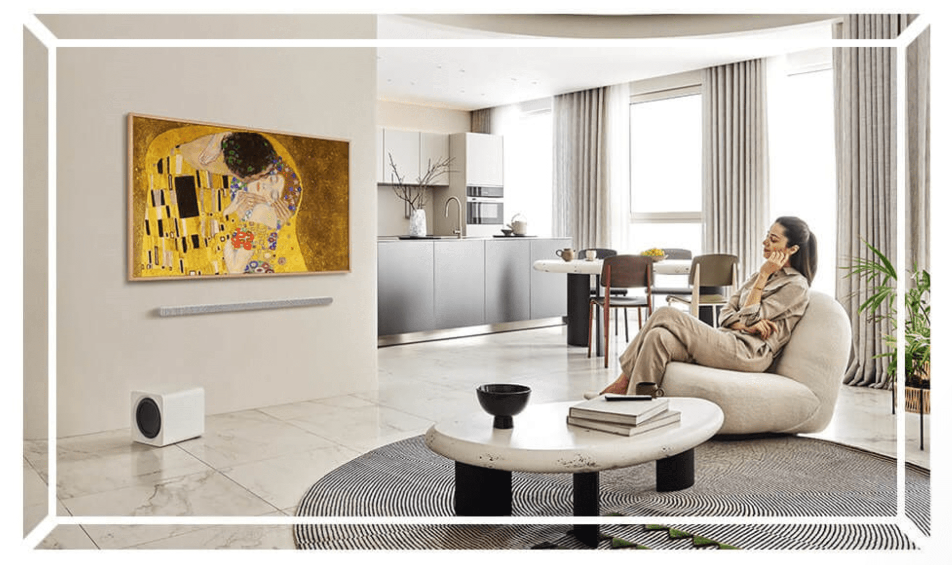 Tivi Samsung phong cách thiết kế the Frame