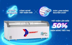 Tủ đông Sanaky VH-1099K3A Inverter 750 lít