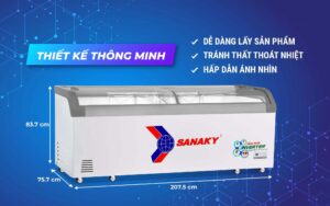 Tủ đông Sanaky VH-1099K3A Inverter 750 lít