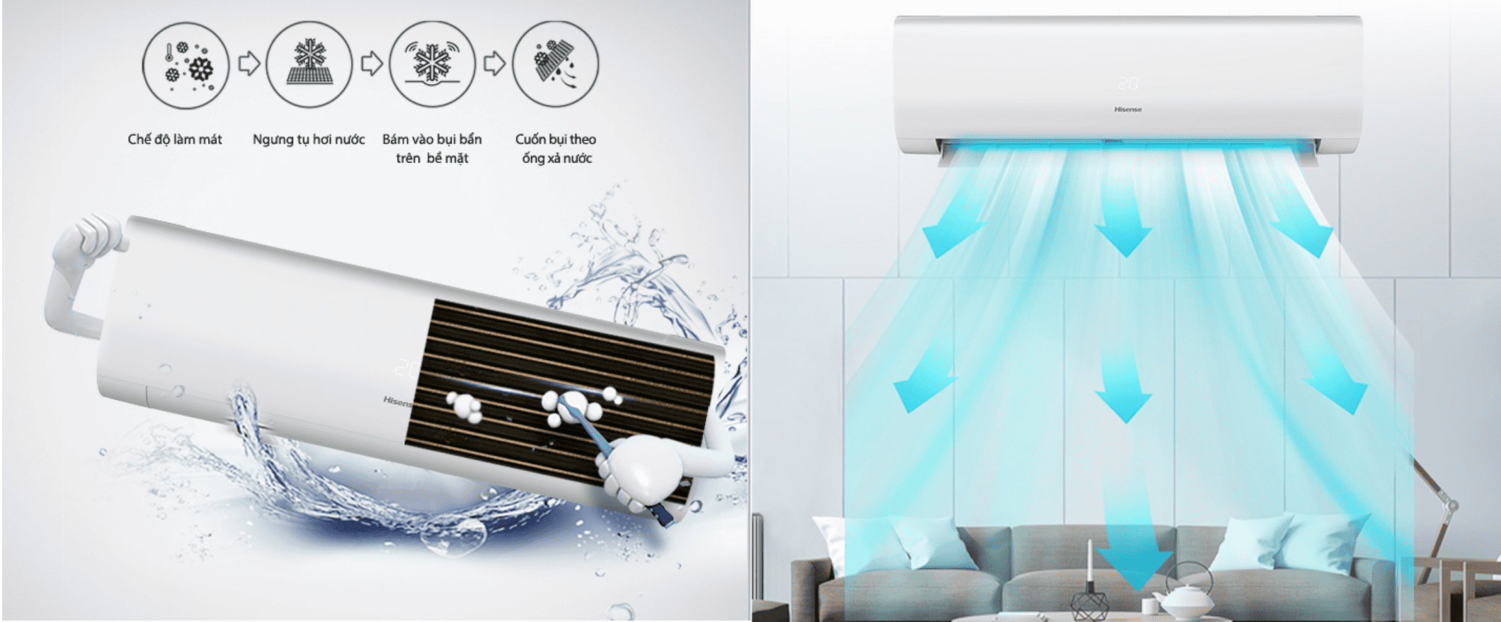 chế độ tự làm sạch dàn lạnh