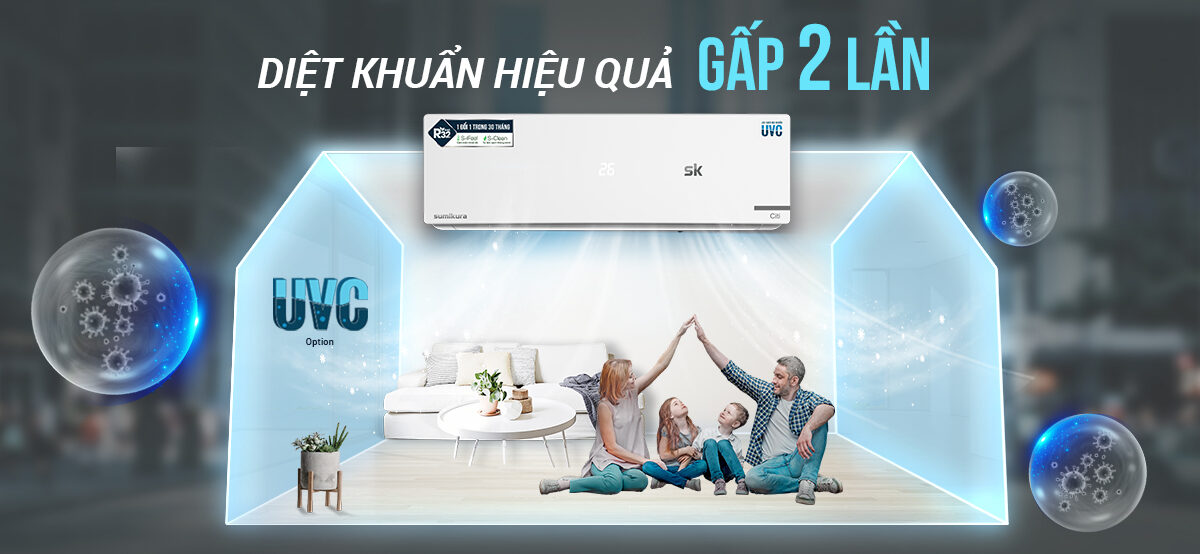 công nghệ đèn chiếu UVC diệt khuẩn