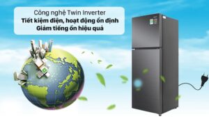 Tủ Lạnh Aqua Inverter AQR-T239FA(HB) 212 Lít