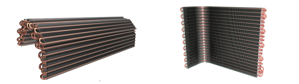 dàn tản nhiệt bằng đồng mạ lớp phủ chống ăn mòn