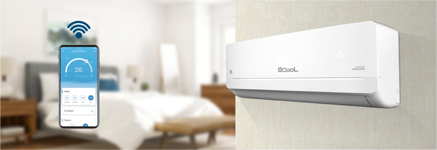 điều khiển điều hòa eCool qua wifi
