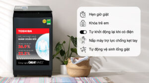 Máy Giặt Toshiba 9Kg AW-M1000FV(MK)