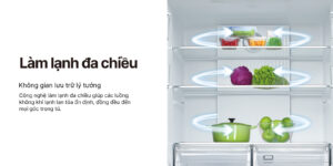 Tủ Lạnh Aqua Inverter 456 lít AQR-M530EM(SLB)