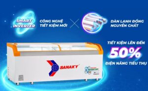 Tủ đông Sanaky VH-1099K3A Inverter 750 lít