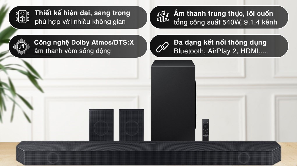Bộ Loa Thanh Samsung HW-Q930C/XV 540W