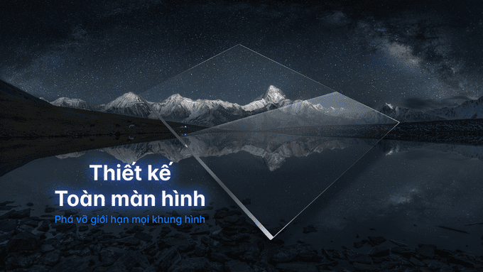 màn hình siêu mỏng trên tv smart aqua