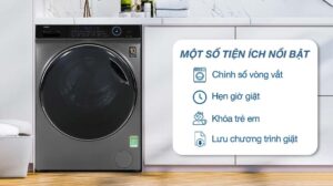 Máy Giặt Aqua Inverter 15Kg AQD-A1500H.PS