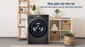Máy Giặt Sấy LG Inverter Giặt 11Kg Sấy 7Kg FV1411H3BA lồng ngang