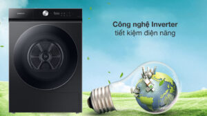 Máy sấy Samsung bơm nhiệt Bespoke AI 17 kg DV17B9750CV/SV