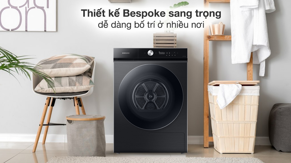 Máy sấy Samsung bơm nhiệt Bespoke AI 17 kg DV17B9750CV/SV