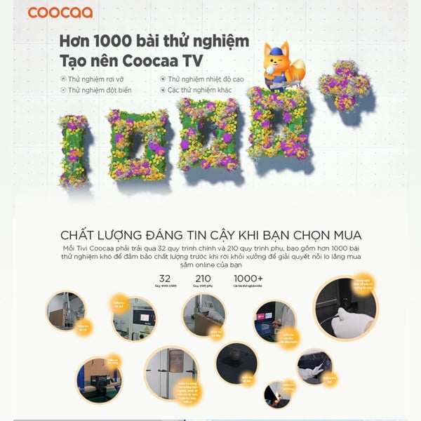 quy trình test TV coocaa