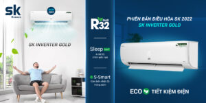 Điều Hòa Sumikura 9000BTU 2 Chiều Inverter APS/APO-H092GOLD