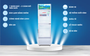 Tủ Mát Sanaky 180 Lít 2 Cánh VH-218WL