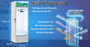 Tủ Mát Sanaky Inverter 210 Lít 2 Cánh VH-258W3L