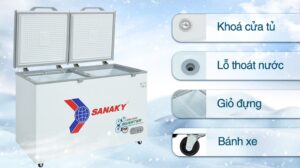 Tủ Đông Sanaky Inverter VH-5699HY3 1 Ngăn Đông 430 Lít