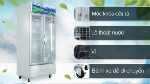 Tủ Mát Sanaky Inverter 600 Lít 2 Cánh VH-8009HP3