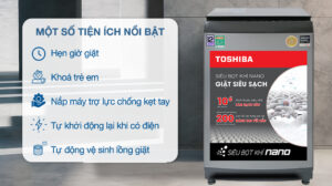 Máy Giặt Toshiba Inverter 12Kg AW-DUK1300KV(SG)