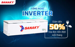 Tủ đông Sanaky VH-1399HY4K 1300 Lít Inverter