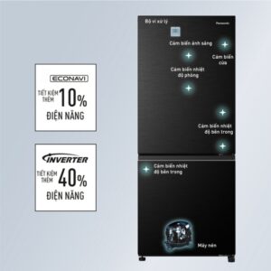 Tủ Lạnh Panasonic Inverter 2 Cánh 255 Lít NR-BV281BVKV