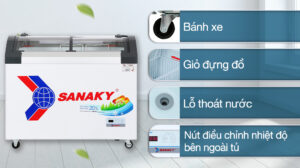 Tủ Đông Sanaky 350 lít VH-4899KB