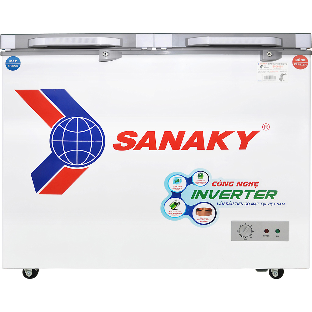 Tủ Đông Sanaky 365 Lít Inverter VH-5699W4K