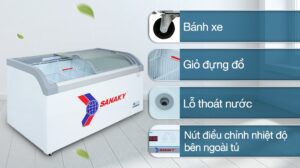 Tủ đông Sanaky 500 lít VH-888KA