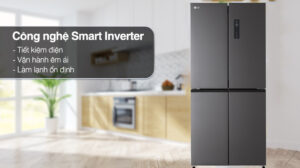 Tủ Lạnh LG Inverter 470 Lít GR-B50BL