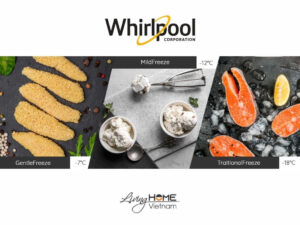Tủ Lạnh Whirlpool 2 Cánh 312 Lít WFB320NBSV