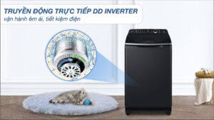 Máy Giặt Aqua Inverter 12kg AQW-DR120HT.BK
