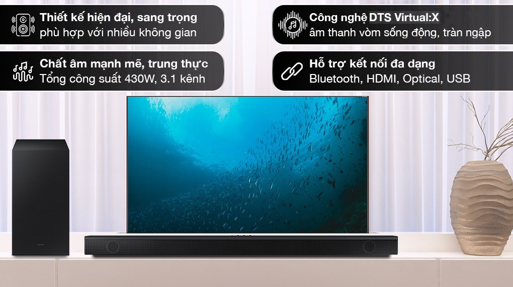 Bộ Loa Thanh Samsung HW-B650/XV 430W