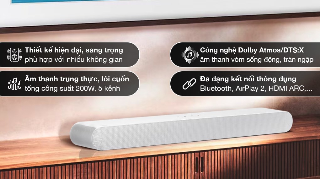 Loa Soundbar Samsung HW-S61B/XV