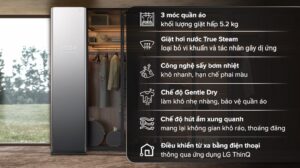 Tủ Chăm Sóc Quần Áo Thông Minh LG S3MFC